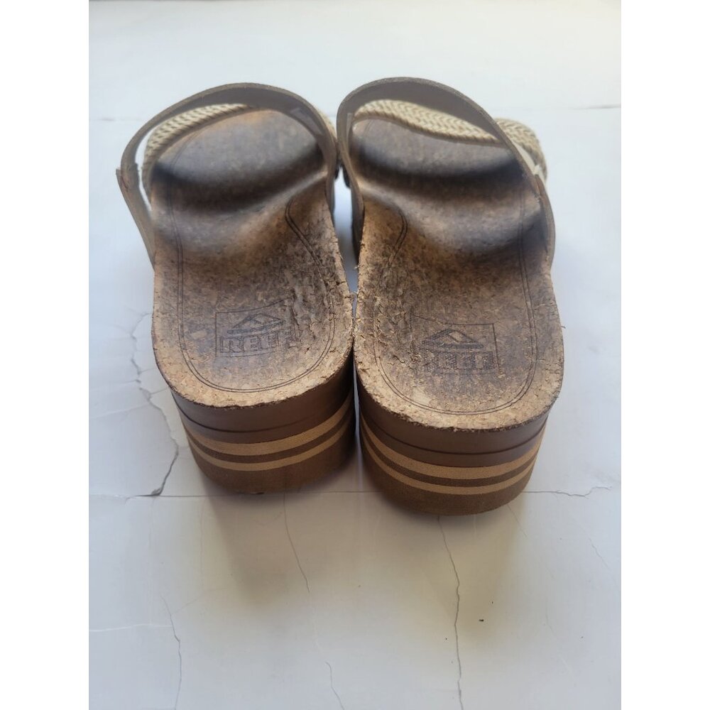 Reef Women's Cushion Vista Hi platform sandals Size 6 Resort Wear Casual City - Picture 3 of 7